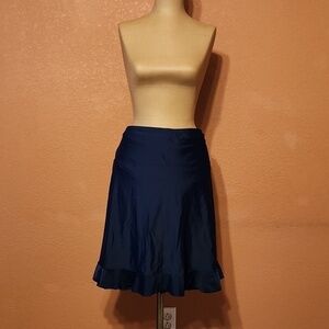 NEW Navy Blue Plus size swim skort size 22 beach travel vacation swim pool